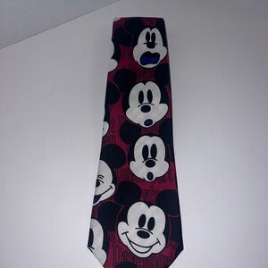 Disney Mickey Mouse Tie - Red and Black